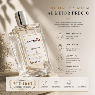Beneficios perfume equivalente Perfumes10